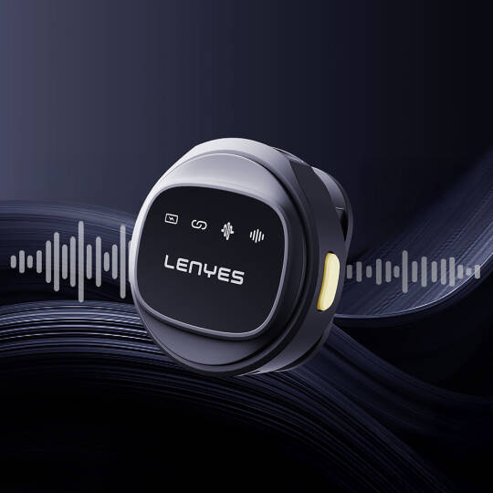 Lenyes LM204-TC Type-C Şarj Portlu Akıllı Gürültü Engelleyicili Type-C Bağlantılı Kablosuz Yaka Mikrofonu - 8