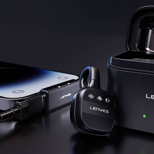 Lenyes LM209 Lightning Portlu Kablosuz Yaka Mikrofonu - 8