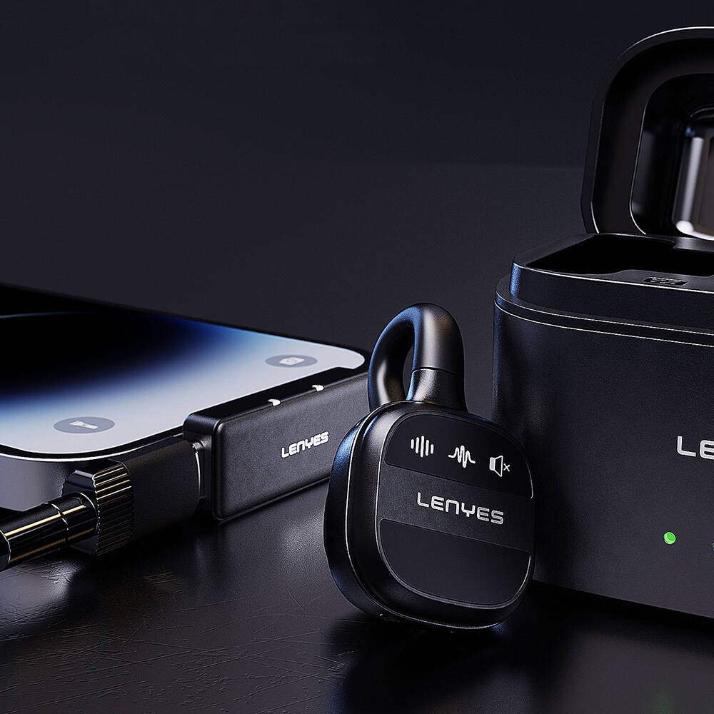 Lenyes LM209 Lightning Portlu Kablosuz Yaka Mikrofonu - 8