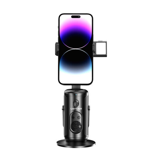 Lenyes LPH106 360° Dönebilen Akıllı Yüz Tanıma Takip Özellikli Magnetik Gimbal Sabitleyici Stand - 3