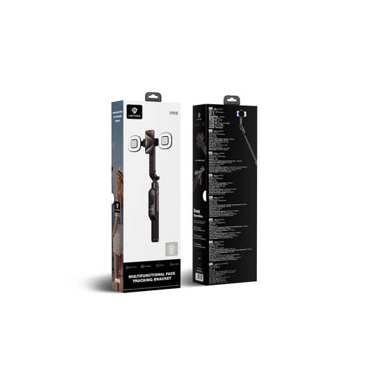 Lenyes LPH119 Yapay Zeka Destekli Dolgu Işıklı Kumandalı 360 Derece Dönebilen Selfie Çubuğu ve Tripod - 6