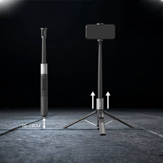 Lenyes LPH127 360 Dönebilen Bluetooth Kumandalı Tripod ve Selfie Çubuğu - 4