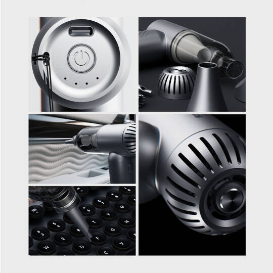 Lenyes LTF02 Dijital LED Göstergeli 4 Kademeli Çok Fonksiyonlu Turbo El Fanı - 4