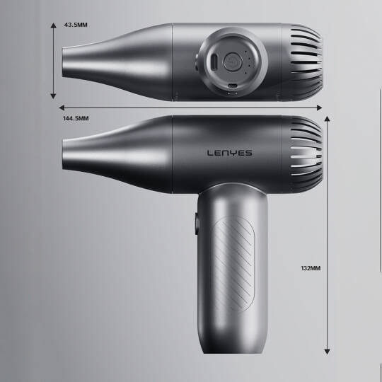Lenyes LTF02 Dijital LED Göstergeli 4 Kademeli Çok Fonksiyonlu Turbo El Fanı - 10