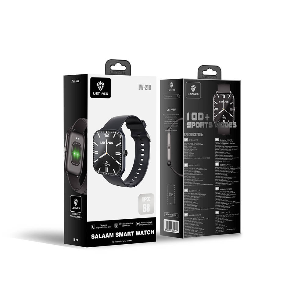 Lenyes LW-218 iOS ve Android Uyumlu Akıllı Saat - 9