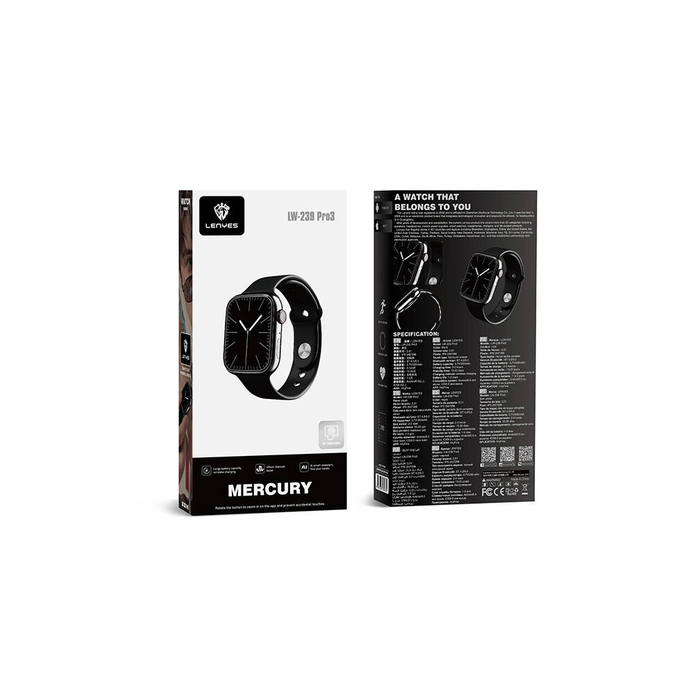 Lenyes LW-239 Pro3 iOS ve Android Uyumlu Akıllı Saat - 11