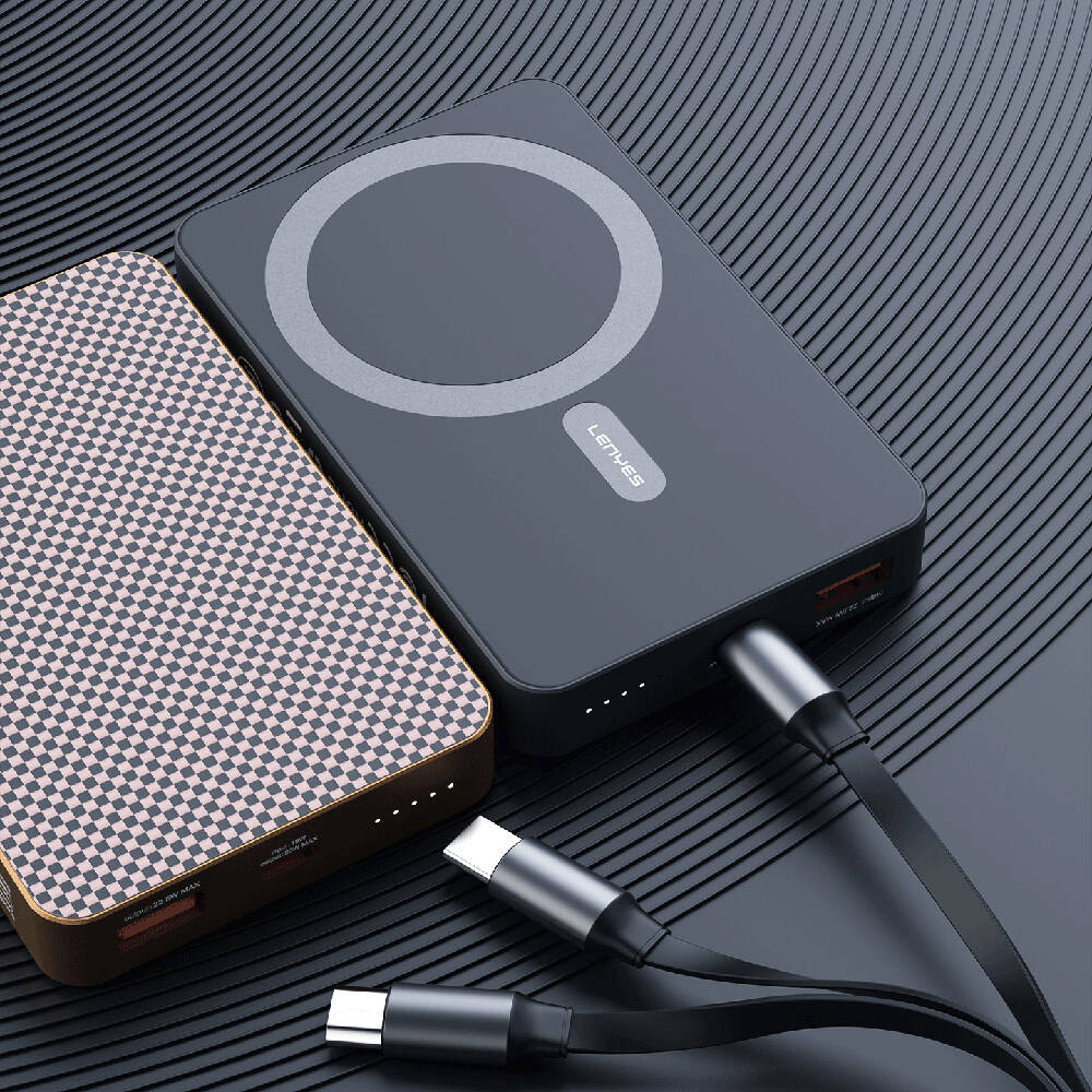 Lenyes P32-1 M-safe Şarj Özellikli Aramid Fiber Powerbank 15W 10000mAh - 5