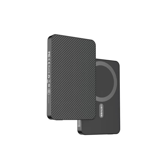 Lenyes P32 M-safe Şarj Özellikli Aramid Fiber Powerbank 15W 5000mAh