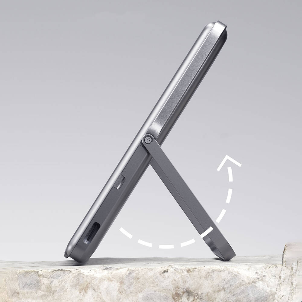 Lenyes PW038D 20W Ultra İnce Standlı Wireless Powerbank 15W 5000mAh - 4