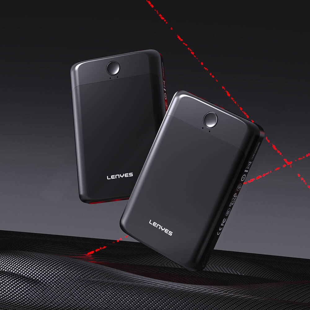 Lenyes PW1008D PD 20W LED Ekranlı Yapay Zeka Destekli Ultra İnce Wireless Powerbank 15W 10.000mAh - 4