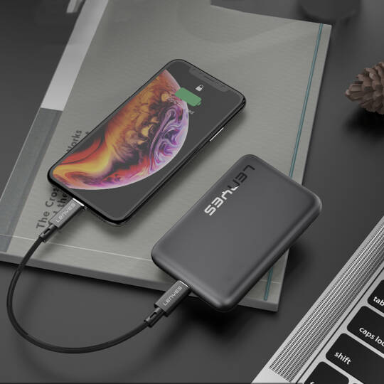 Lenyes PW139D PD 20W Ultra İnce Hızlı Şarj Özellikli Wireless Powerbank 15W 10000mAh - 13