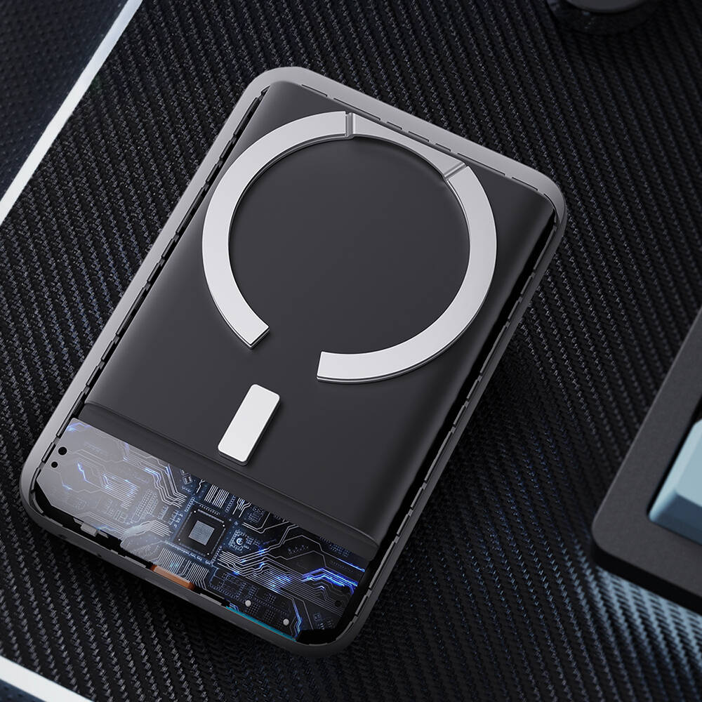 Lenyes PW139D PD 20W Ultra İnce Hızlı Şarj Özellikli Wireless Powerbank 15W 10000mAh - 15