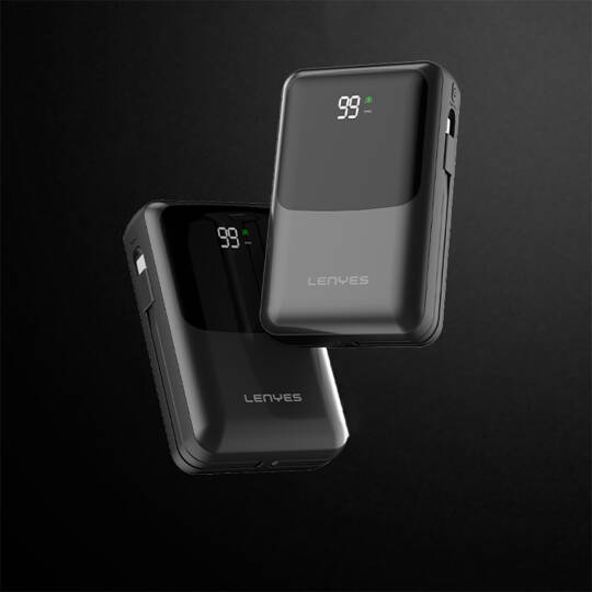 Lenyes PW223D Dijital LED Göstergeli Kablosuz Şarj Özellikli Type-C ve Lightning Kablolu Powerbank 22.5W 20.000mAh - 6