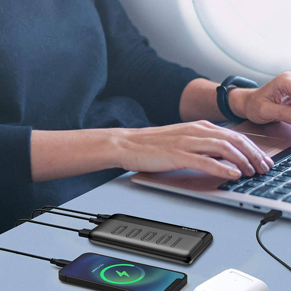 Lenyes PX135P Led Işık Göstergeli Taşınabilir Powerbank 10W 10000mAh - 3