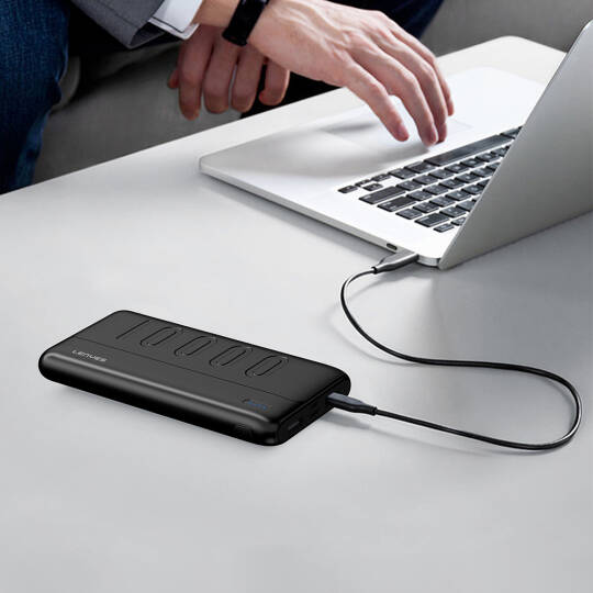 Lenyes PX135P Led Işık Göstergeli Taşınabilir Powerbank 10W 10000mAh - 4