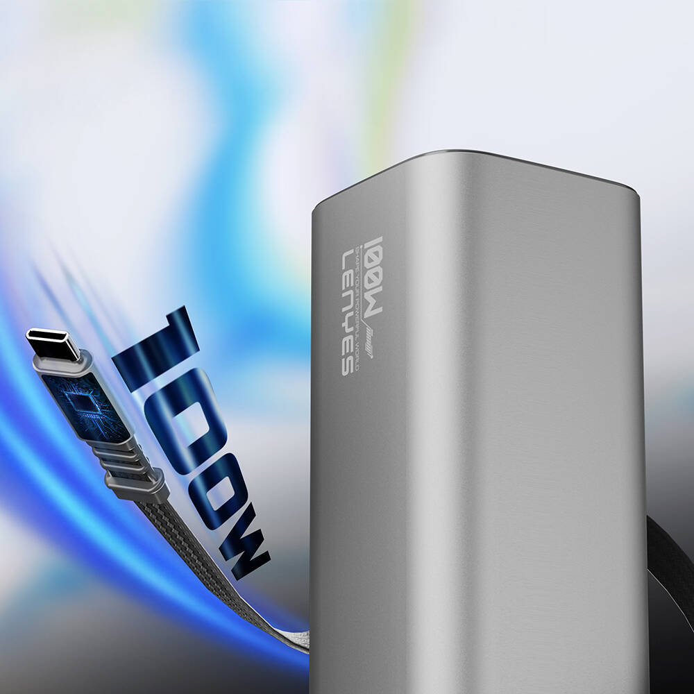 Lenyes PX2001D Hızlı Şarj Özellikli Dijital LED Göstergeli Taşınabilir Powerbank 100W 20000mAh - 6