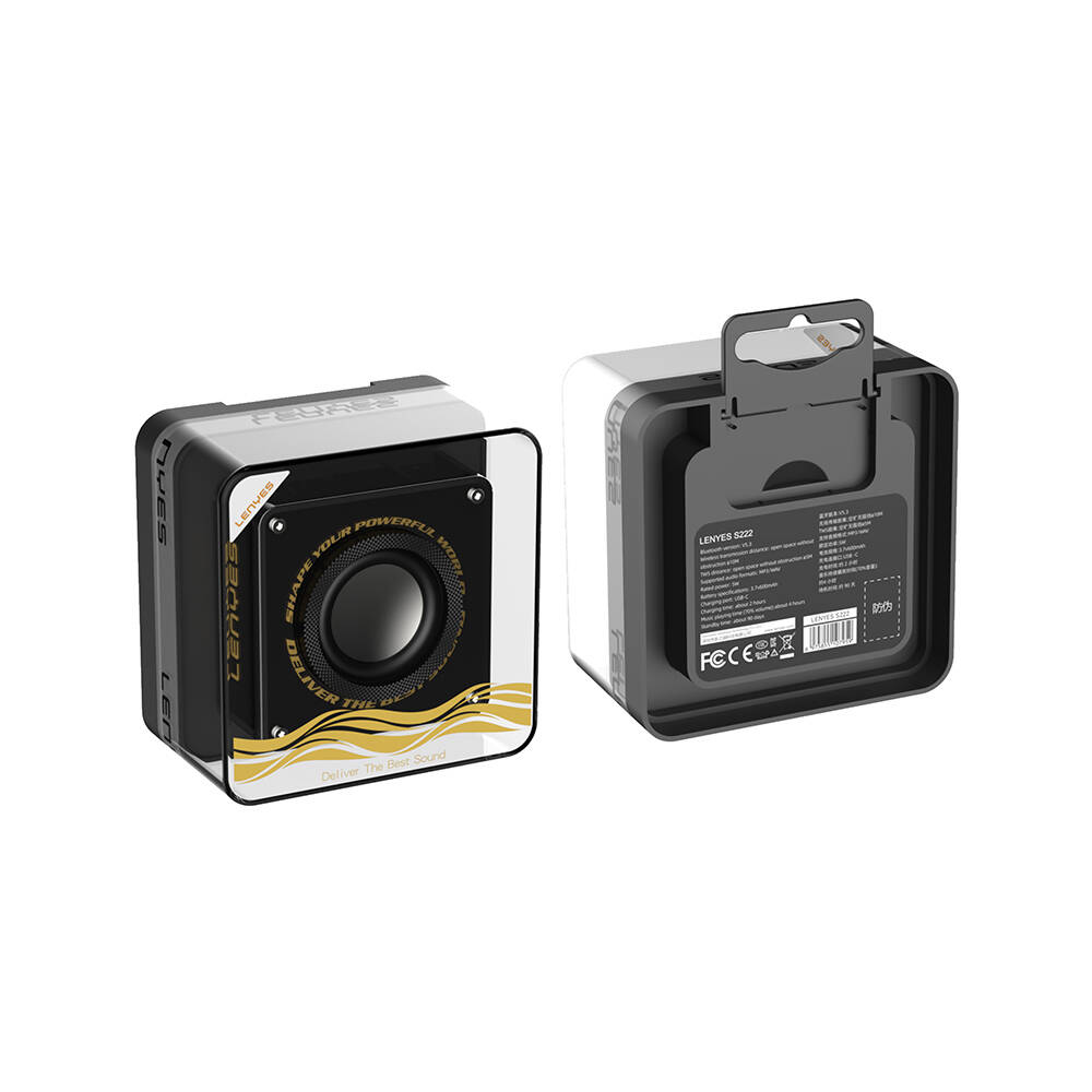 Lenyes S222 Mini TWS Kablosuz Bluetooth Hoparlör v5.3 5W - 2