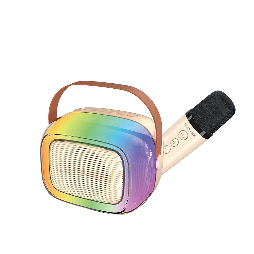 Lenyes S228 RGB Işıklı Askılı Mikrofonlu Bluetooth Speaker Hoparlör v5.3 - 2