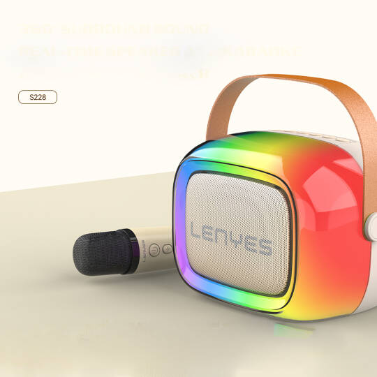 Lenyes S228 RGB Işıklı Askılı Mikrofonlu Bluetooth Speaker Hoparlör v5.3 - 5