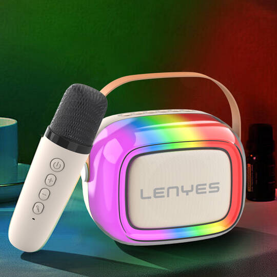 Lenyes S228 RGB Işıklı Askılı Mikrofonlu Bluetooth Speaker Hoparlör v5.3 - 7