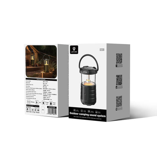 Lenyes S230 Kamp Gece Lambalı Bluetooth Speaker Hoparlör v5.3 - 7