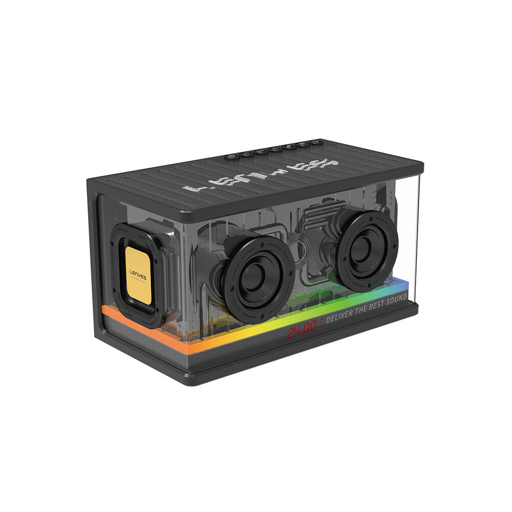 Lenyes S839 RGB Işıklı Taşınabilir TWS Bluetooth Hoparlör v5.2 - 2