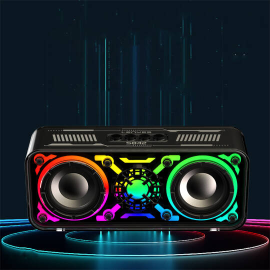 Lenyes S842 RGB Led Işıklı TWS Bluetooth Hoparlör v5.3 18W - 6