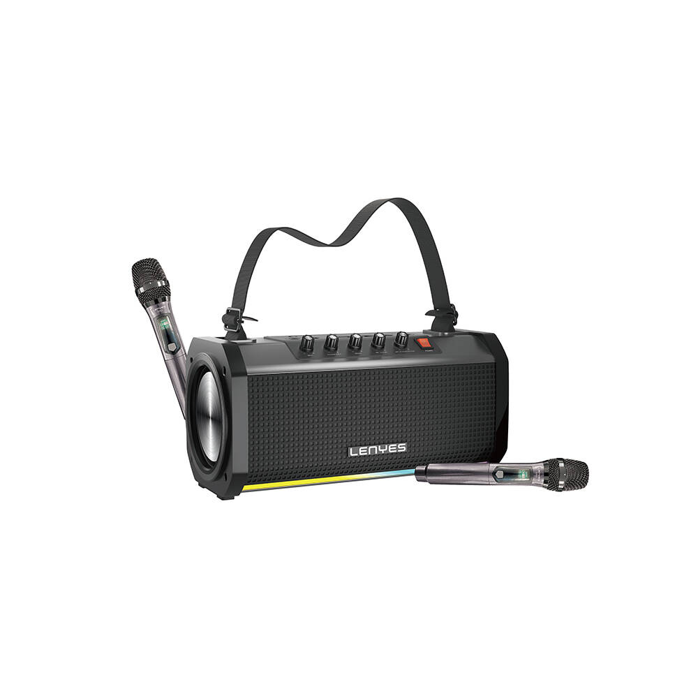 Lenyes S863 RGB Led Işıklı Mikrofonlu TWS Bluetooth Speaker Hoparlör v5.3 - 1