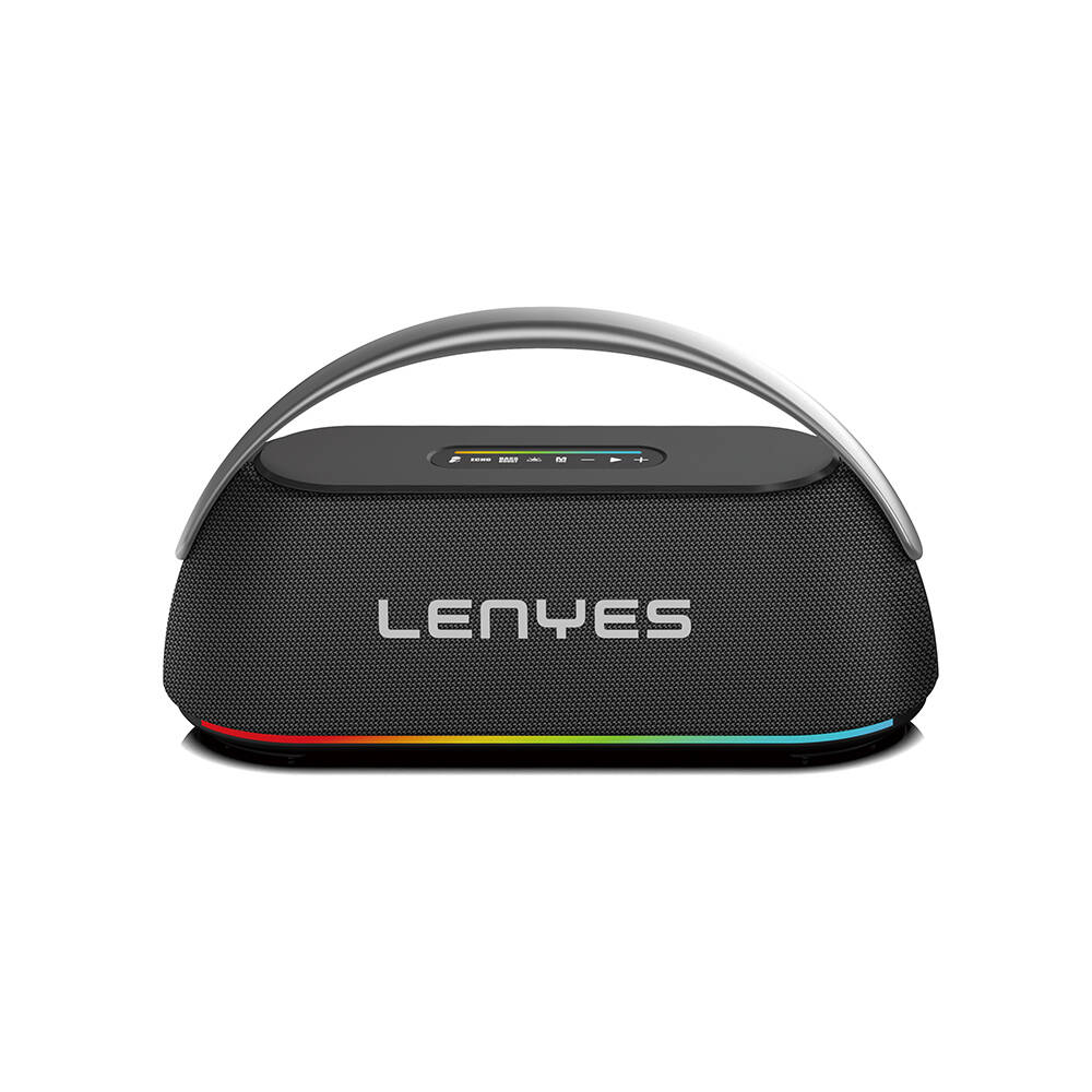 Lenyes S869 RGB Işıklı Çift Mikrofonlu Taşınabilir Bluetooth Hoparlör v5.3 - 1