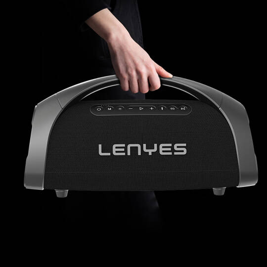 Lenyes S873 RGB Işıklı Taşınabilir Kumandalı&Mikrofonlu TWS Bluetooth Speaker Hoparlör v5.3 - 13