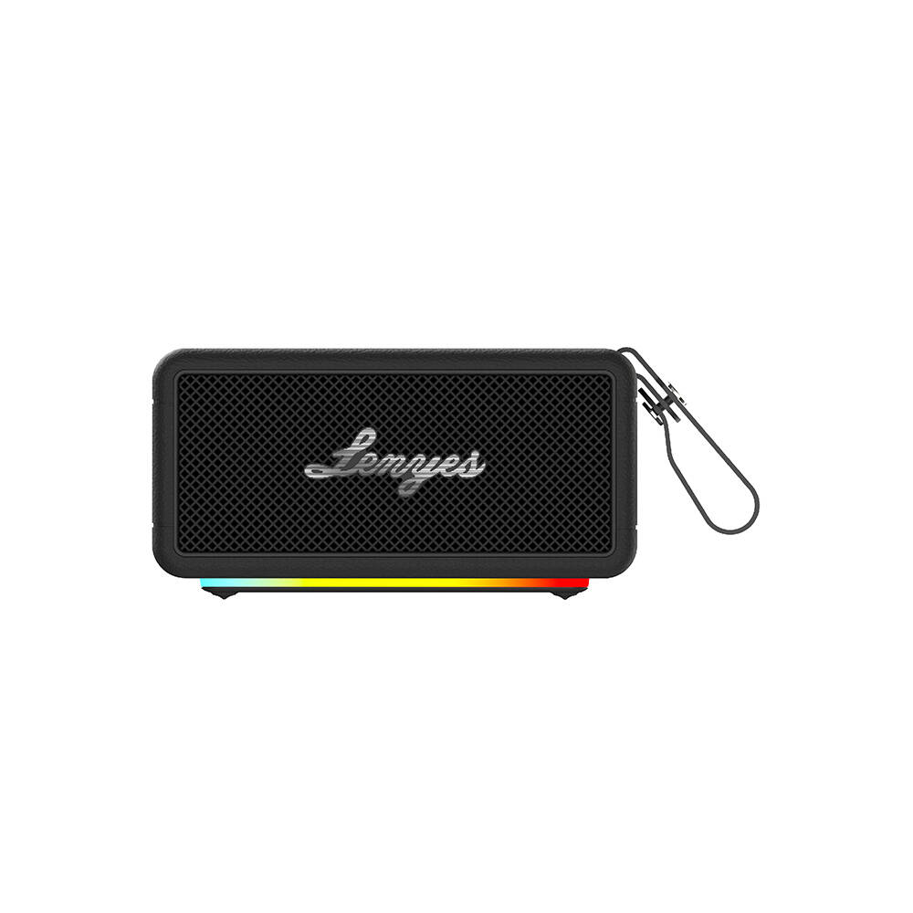 Lenyes S875 Elegance Serisi RGB Işıklı Taşınabilir Su Geçirmez TWS Bluetooth Hoparlör v5.3 40W - 2
