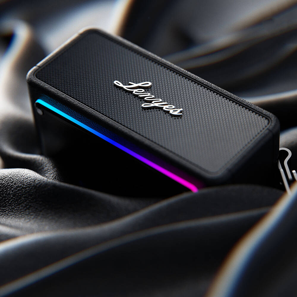 Lenyes S876 Supreme Serisi RGB Işıklı Taşınabilir Su Geçirmez TWS Bluetooth Hoparlör v5.3 45W - 6