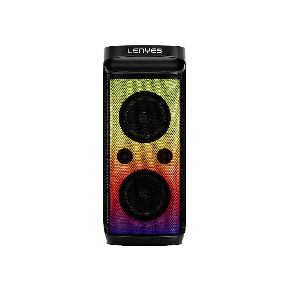 Lenyes S883 Su Geçirmez Tekerlekli Mikrofonlu Çoklu Giriş RGB Işıklı TWS Karaoke FM Bluetooth Hoparlör v5.3 360W - 6
