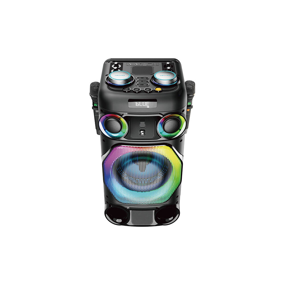 Lenyes S884 RGB Işıklı Çift Mikrofonlu Kablosuz TWS Bluetooth Speaker Hoparlör v5.3 - 1