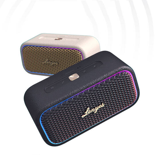 Lenyes S891 RGB Işıklı Taşınabilir Su Geçirmez OTG-TWS Bluetooth Hoparlör v5.3 80W - 5