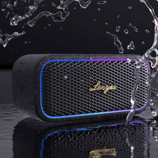 Lenyes S891 RGB Işıklı Taşınabilir Su Geçirmez OTG-TWS Bluetooth Hoparlör v5.3 80W - 9