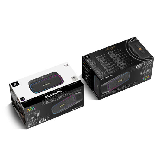 Lenyes S891 RGB Işıklı Taşınabilir Su Geçirmez OTG-TWS Bluetooth Hoparlör v5.3 80W - 11