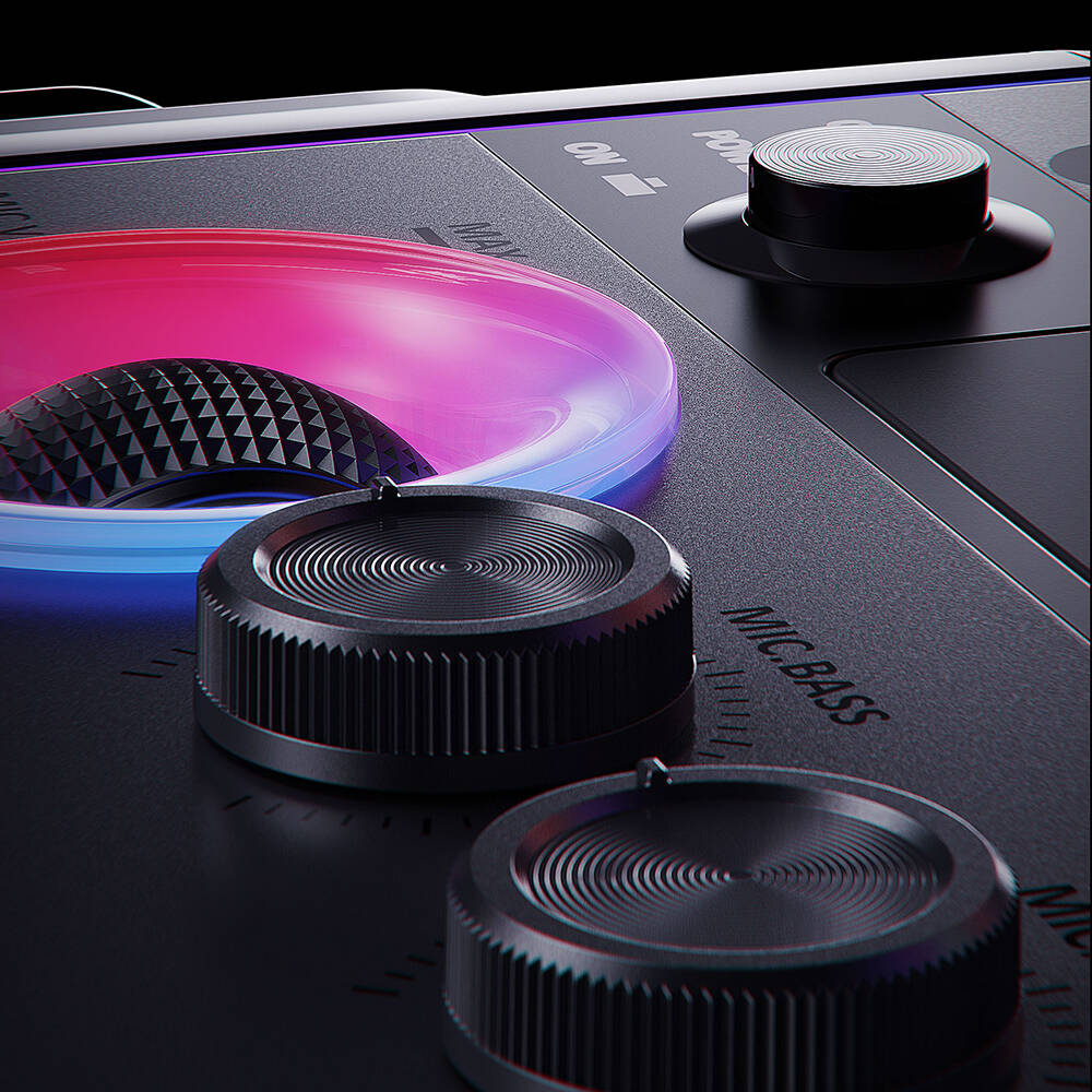 Lenyes S892 RGB Işıklı Mikrofonlu Dokunmatik Ekranlı Taşınabilir TWS Bluetooth Speaker Hoparlör v5.3 300W - 6