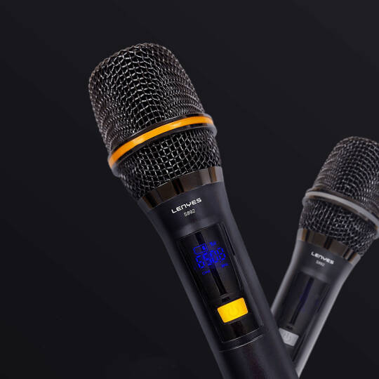 Lenyes S892 RGB Işıklı Mikrofonlu Dokunmatik Ekranlı Taşınabilir TWS Bluetooth Speaker Hoparlör v5.3 300W - 8