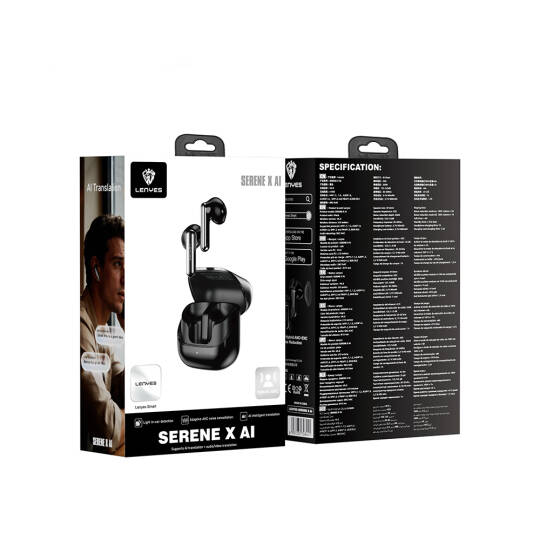 Lenyes Serene X AI Çeviri Özellikli ANCENC Teknolojili Kulak İçi Bluetooth Kulaklık v6.0 - 7