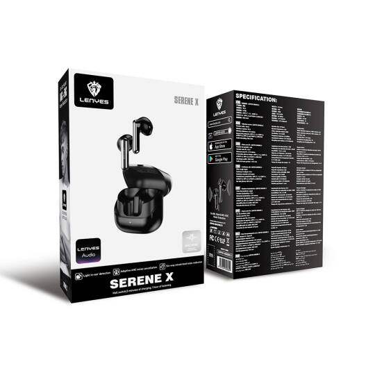Lenyes Serene X ANC Özellikli ENC Teknolojili Kulak İçi Bluetooth Kulaklık v5.4 - 12