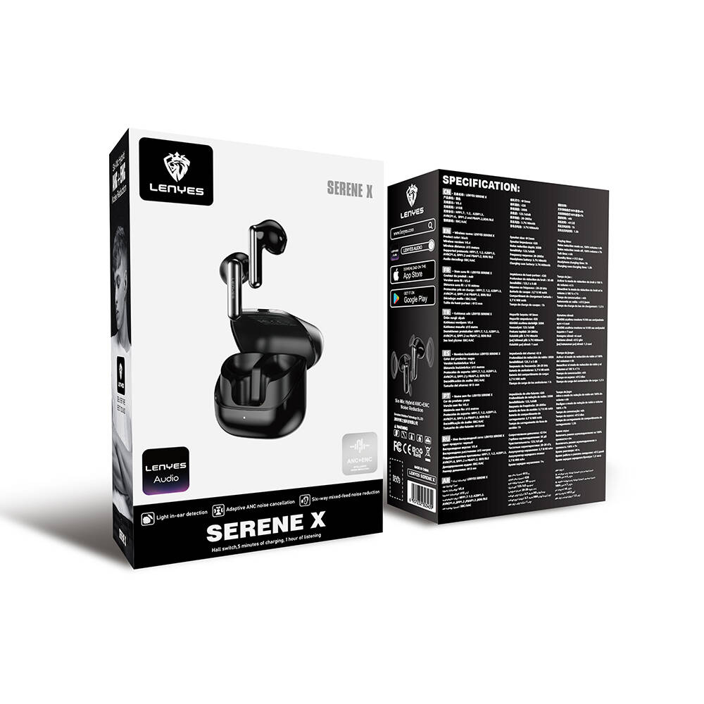 Lenyes Serene X ANC Özellikli ENC Teknolojili Kulak İçi Bluetooth Kulaklık v5.4 - 12