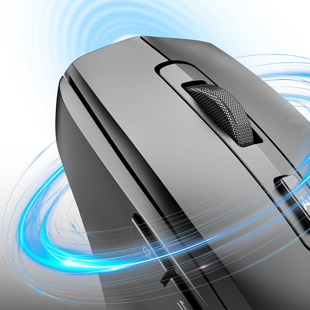 Lenyes WS106 Yapay Zeka Destekli Ergonomik Çift Bluetooth Bağlantılı 2.4G Kablosuz Mouse 1200 DPI - 4