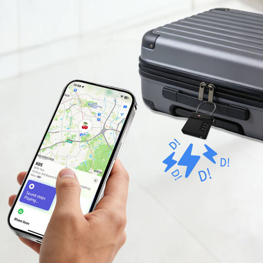 Micflip P25 TSA Kilit ve Find My Takip Özellikli Valiz Seyehat Kiliti - 9