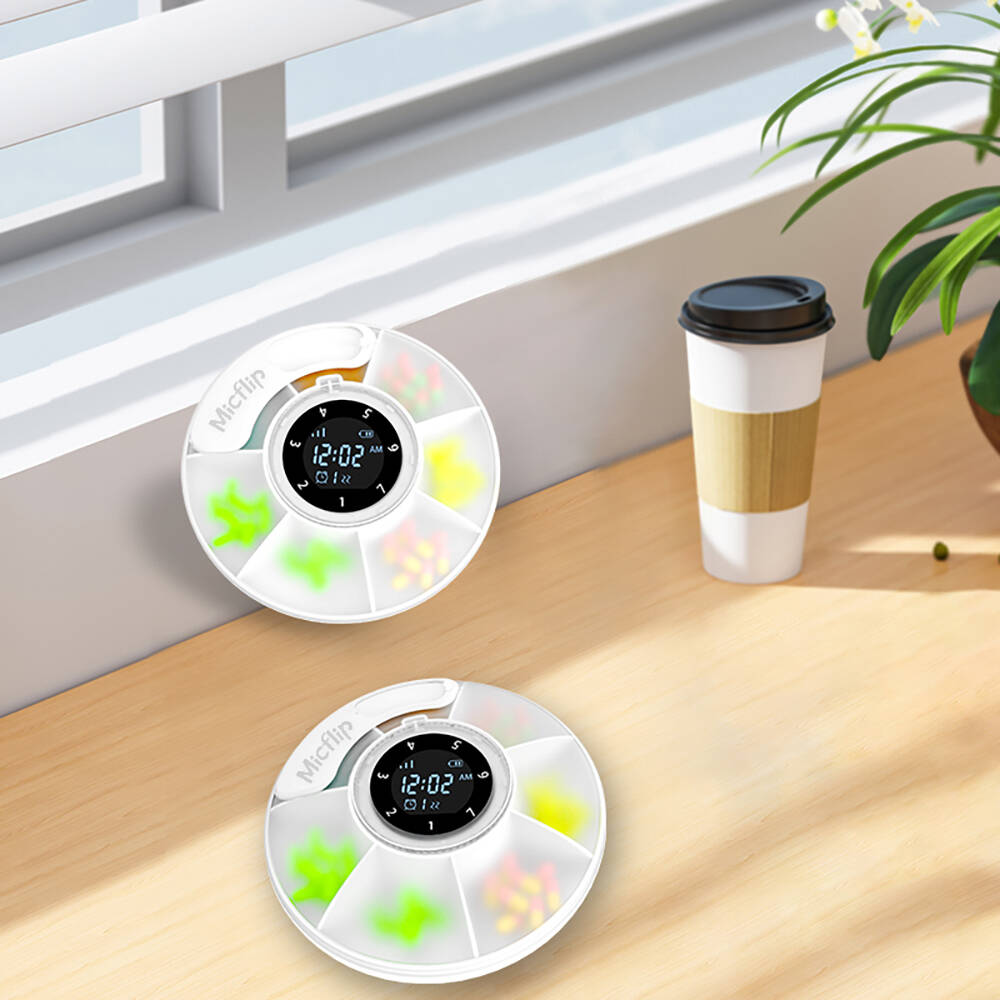 Micflip S03 Alarm ve Takip Özellikli Akıllı İlaç Kutusu - 5
