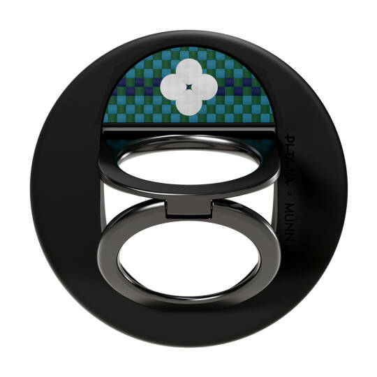 Pitaka Aramid Fiber Flora in Grid Serisi MagEZ Grip 3 Magnetik Ring Stand Telefon Tutucu - 9
