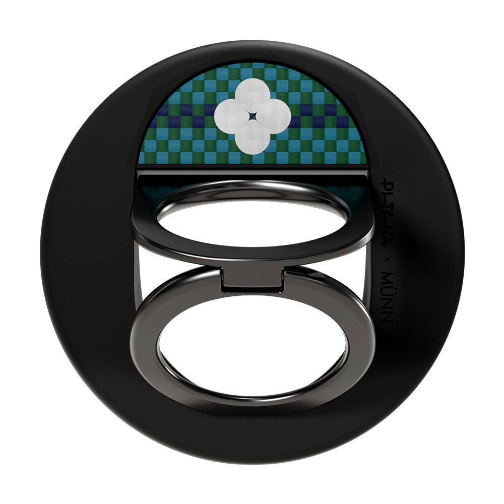 Pitaka Aramid Fiber Flora in Grid Serisi MagEZ Grip 3 Magnetik Ring Stand Telefon Tutucu - 9
