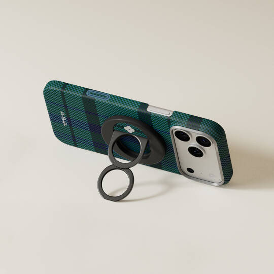 Pitaka Aramid Fiber Flora in Grid Serisi MagEZ Grip 3 Magnetik Ring Stand Telefon Tutucu - 11