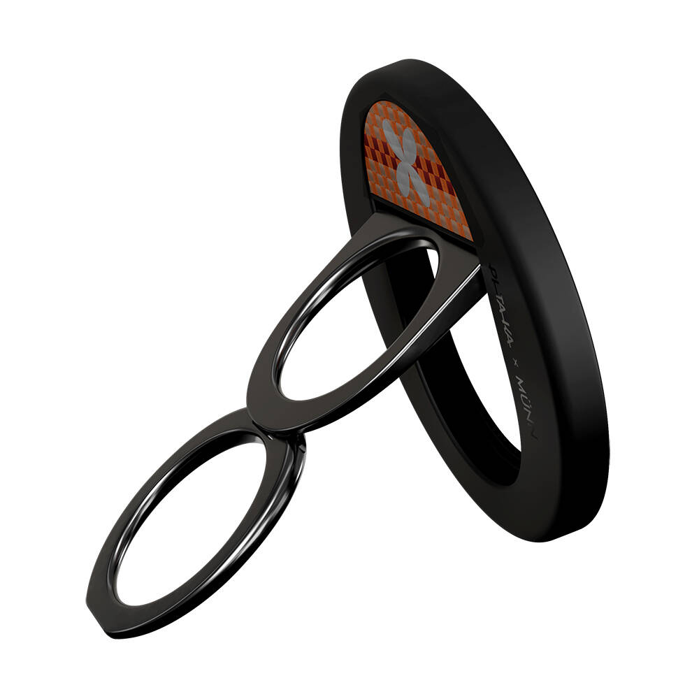 Pitaka Aramid Fiber Flora in Grid Serisi MagEZ Grip 3 Magnetik Ring Stand Telefon Tutucu - 2