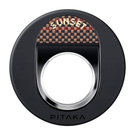 Pitaka Aramid Fiber Sunset Moonrise Serisi Sunset MagEZ Grip 3 Magnetik Ring Stand Telefon Tutucu - 7